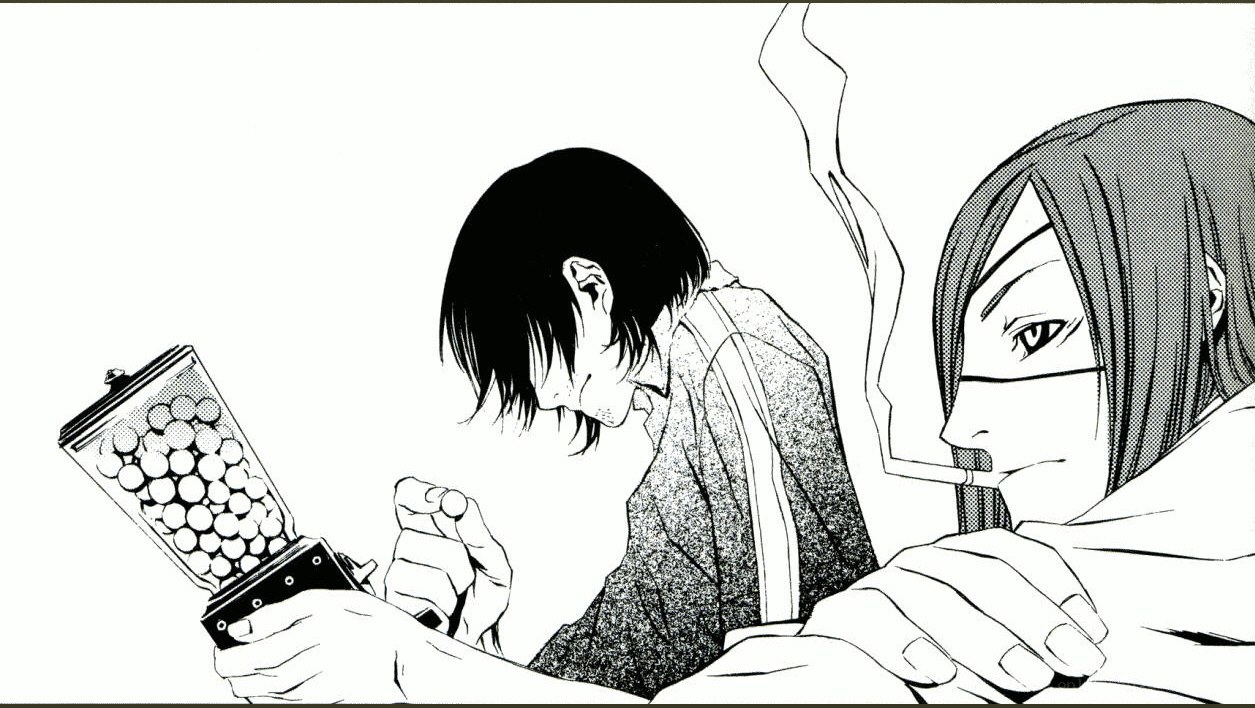 two characters in a manga panel