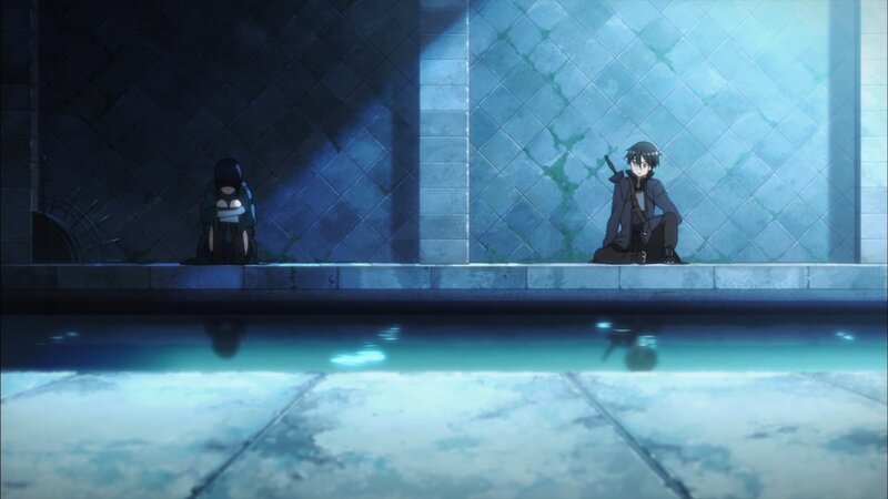 Two Characters in a Pool