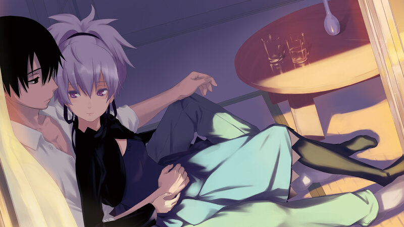 Two characters in a quiet moment