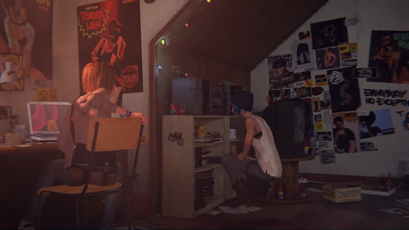 Two Characters in a Room — Brown, Intimate