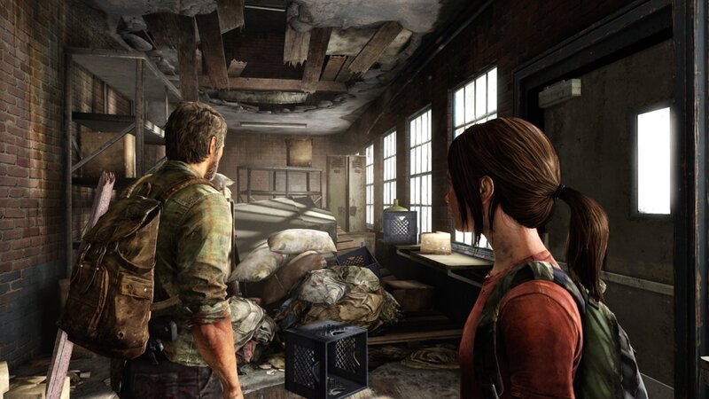 Two Characters in a Room — Brown, Somber