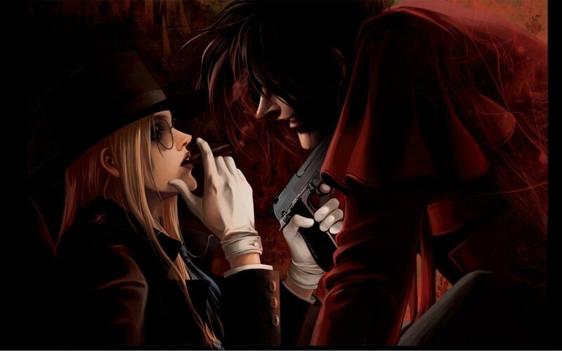 Two Characters in a Tense Scene — Red