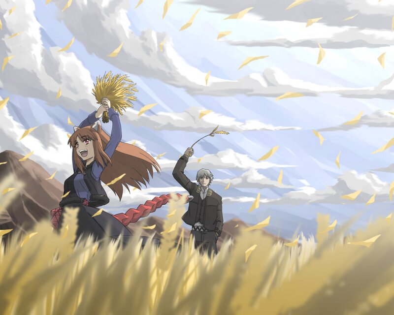 Two Characters in a Wheat Field