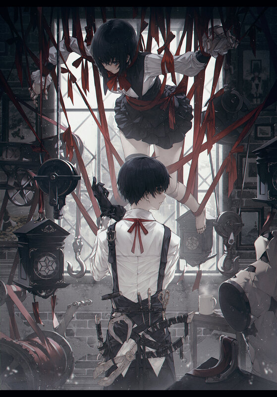 Two Characters in a Workshop