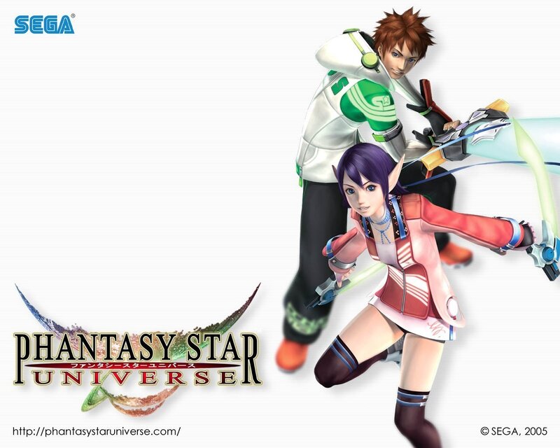 Two Characters in Action Pose — White