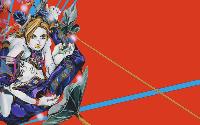 Two Characters in Action — Red