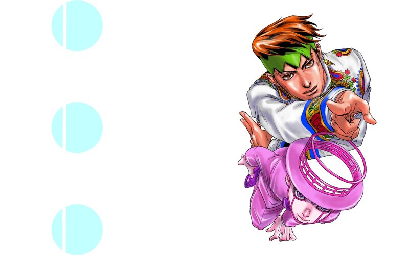 Two Characters in Action — White, Dramatic