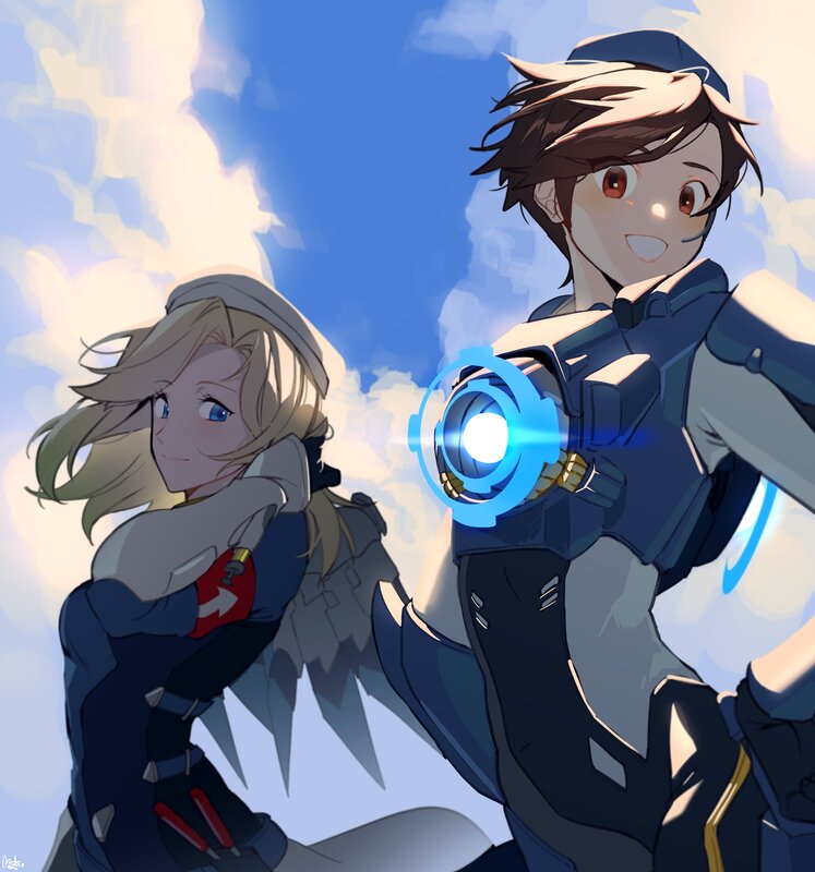 Two Characters in Armor — Blue, Adventurous