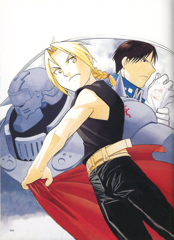 Two Characters in Armor — Blue, Dramatic, Manga