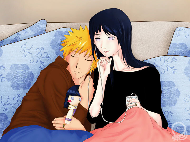 Two Characters in Bed — Blue