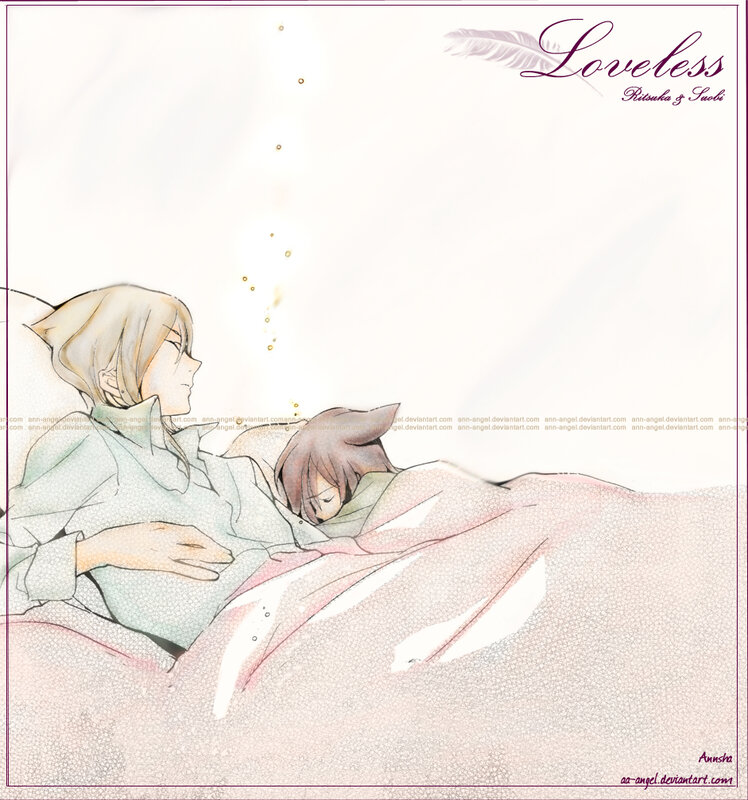 Two Characters in Bed — White