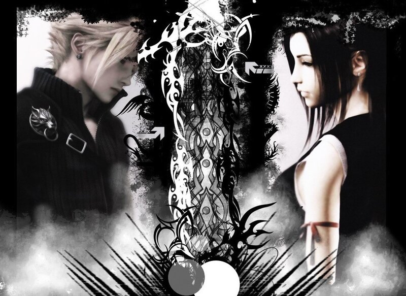 Two Characters in Black and White — Dramatic
