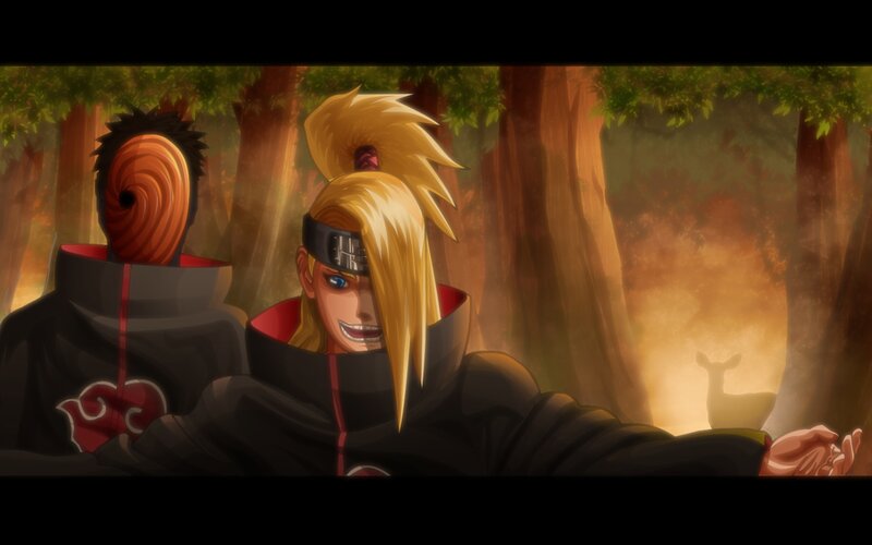Two Characters in Black Cloaks