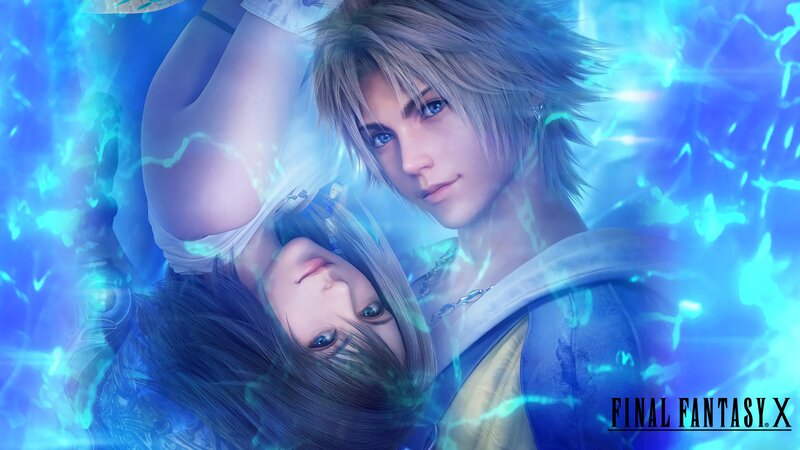 Two Characters in Blue Light — Dramatic