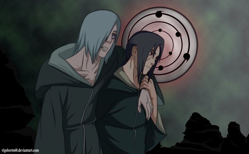 Two Characters in Cloaks — Gray
