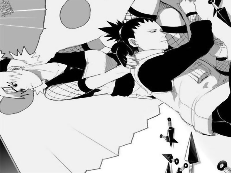 Two Characters in Combat — Black, Dramatic, Manga
