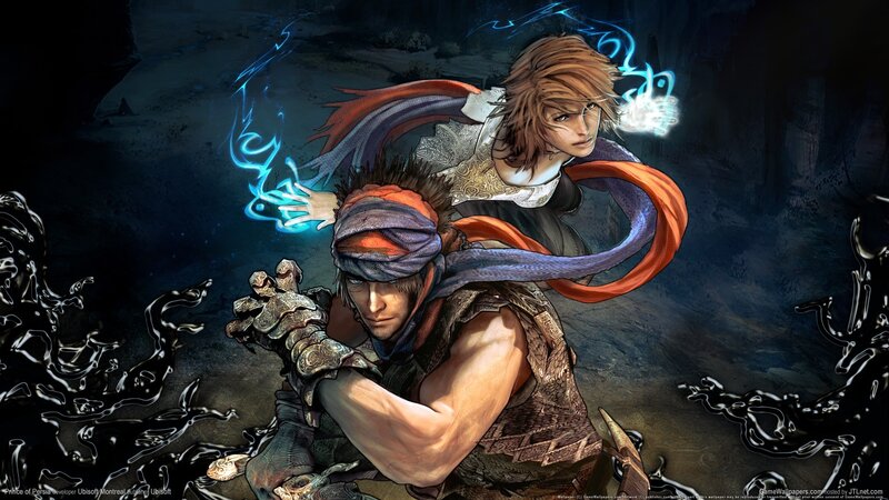 Two Characters in Combat — Blue, Dramatic, Night