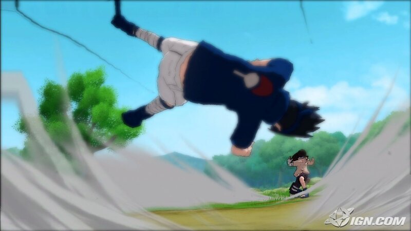 Two Characters in Combat — Blue
