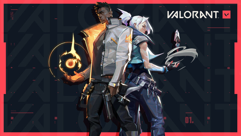 Two Characters in Combat Gear — Black, Dramatic, Digital Art, Fire Orb
