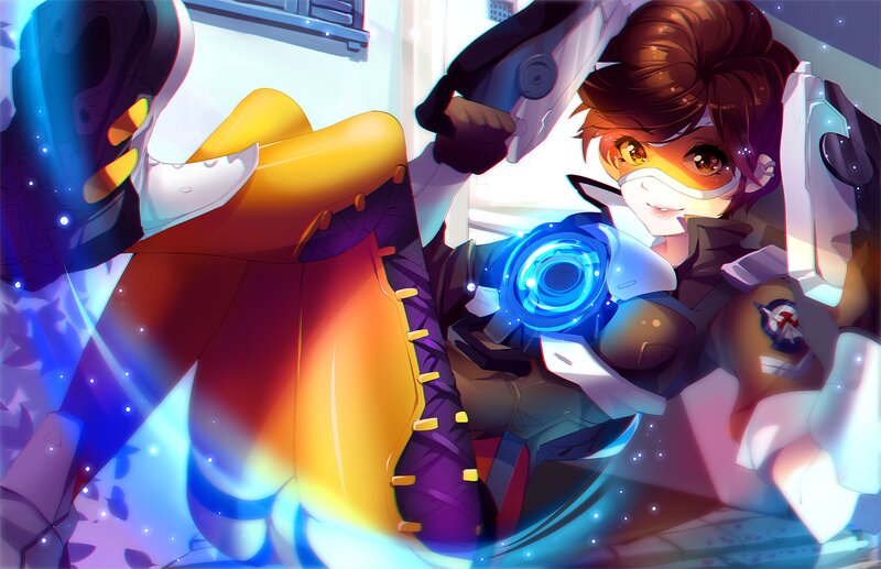 Two Characters in Combat Gear — Blue, Dynamic