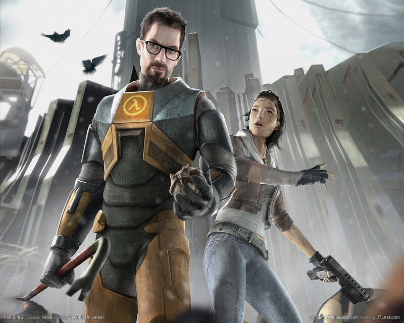 Two Characters in Combat Gear — Gray