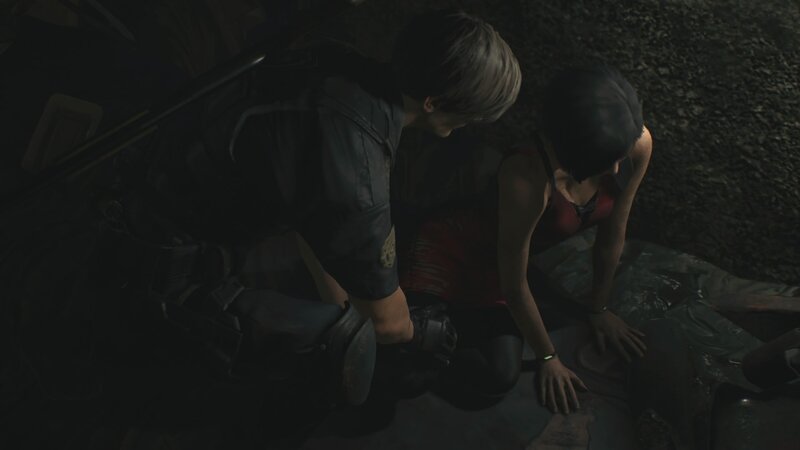 Two Characters in Dark Room — Black, Tense