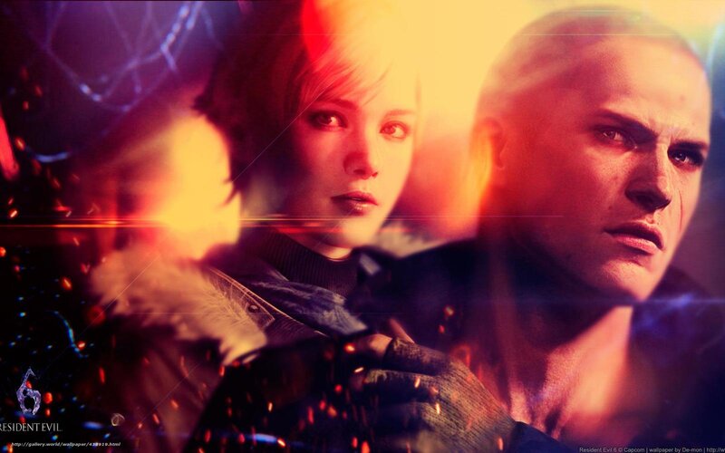 Two Characters in Dramatic Lighting
