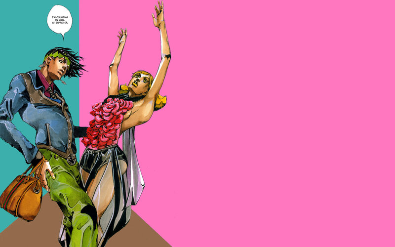 Two Characters in Dynamic Pose