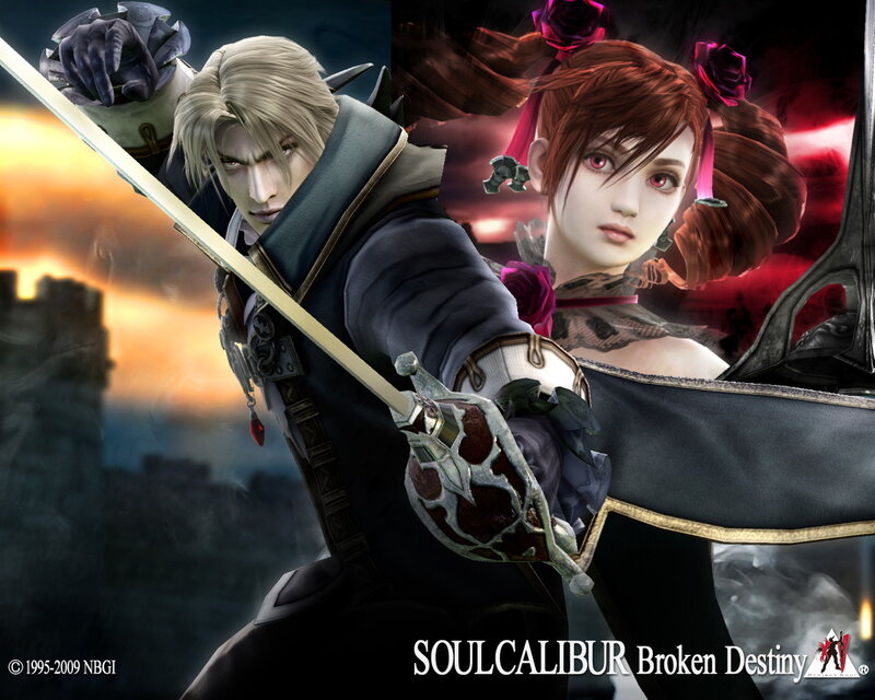Two Characters in Fantasy Attire — Black