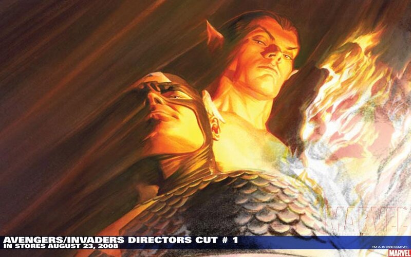 Two Characters in Flames — Orange, Dramatic