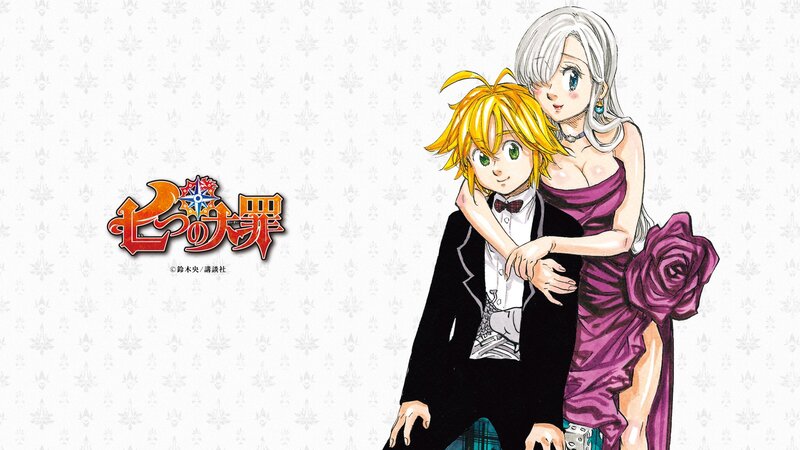Two Characters in Formal Wear — White