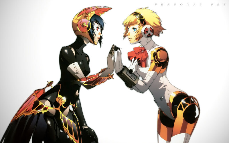 Two Characters in Futuristic Suits