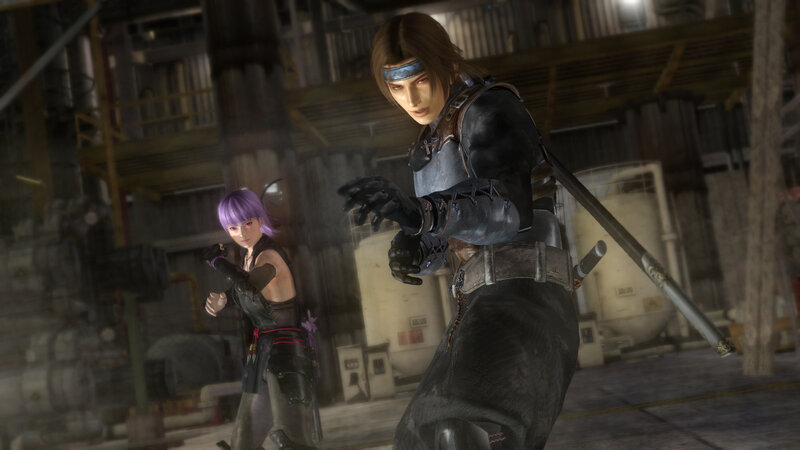 Two Characters in Industrial Setting