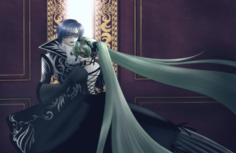 Two Characters in Masks