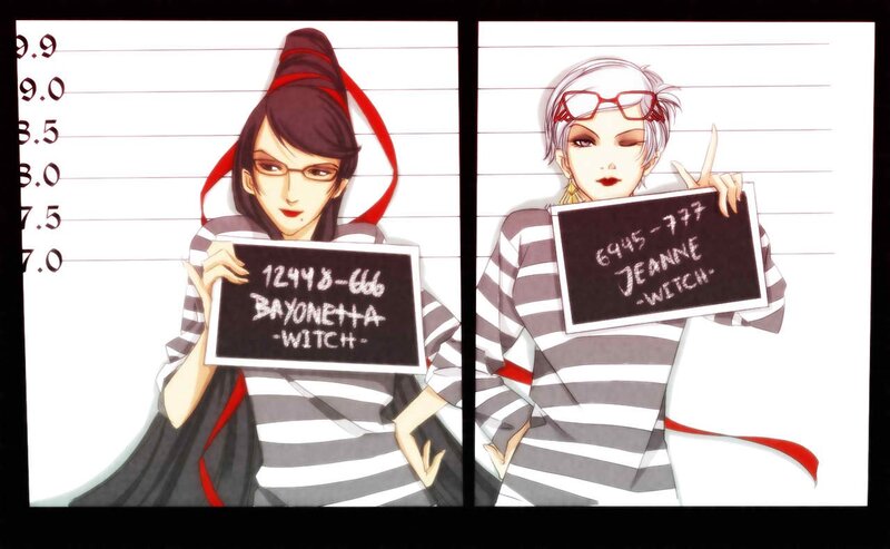 Two Characters in Mugshots