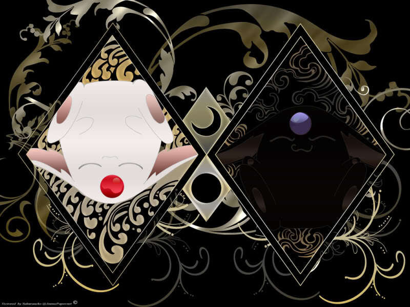 Two characters in ornate frames