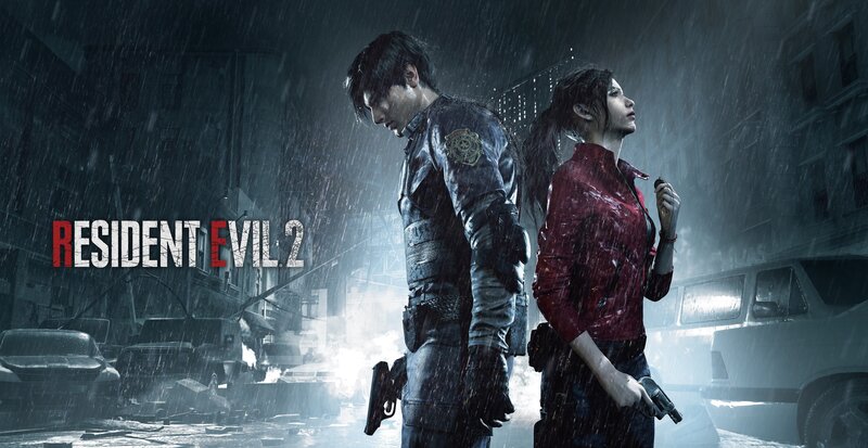 Two Characters in Rain — Gray, Dark, Dramatic