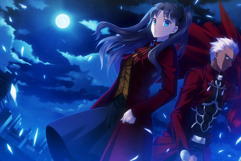 Two Characters in Red Coats — Blue