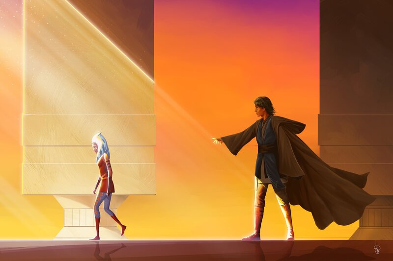 Two Characters in Robes