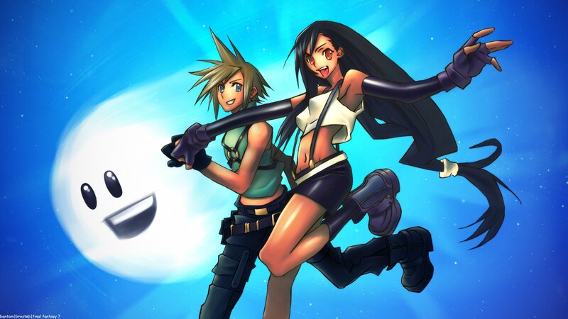 Two Characters in Space — Blue, Dynamic