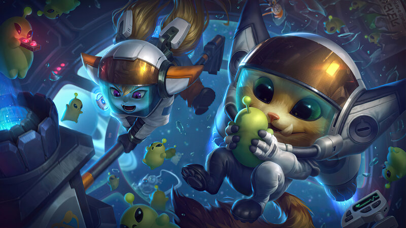 Two Characters in Space Suits