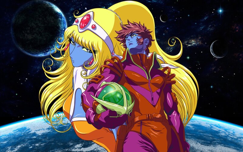 Two Characters in Space — Yellow