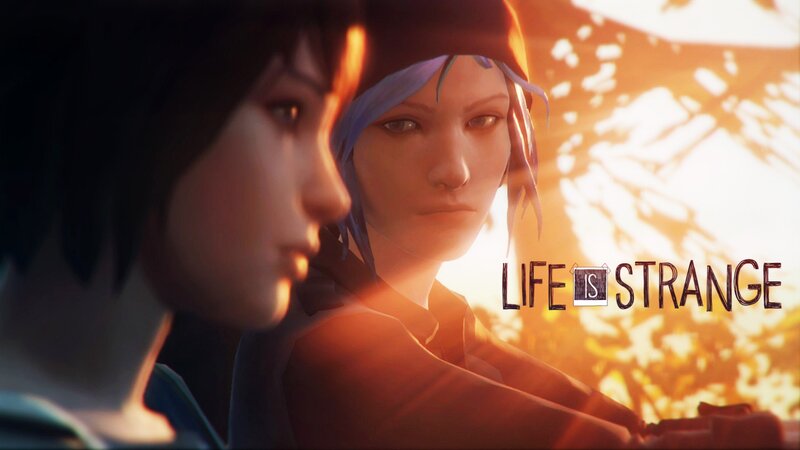 Two Characters in Sunset — Orange