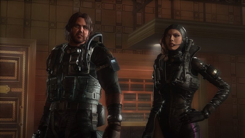 Two Characters in Tactical Gear — Black