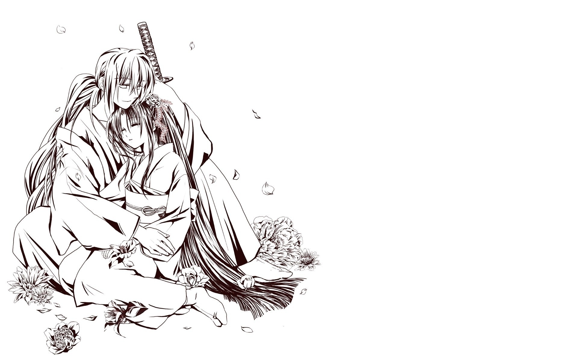 two characters in traditional clothing