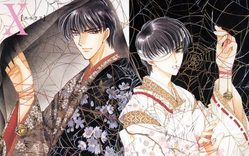 Two characters in traditional Japanese attire