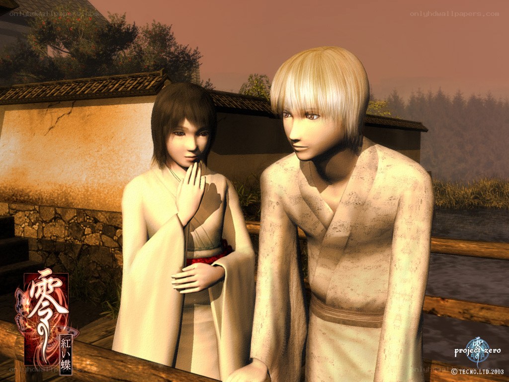Two characters in traditional robes