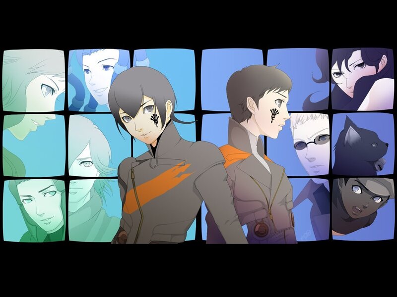 Two Characters in Uniform — Gray, Dramatic
