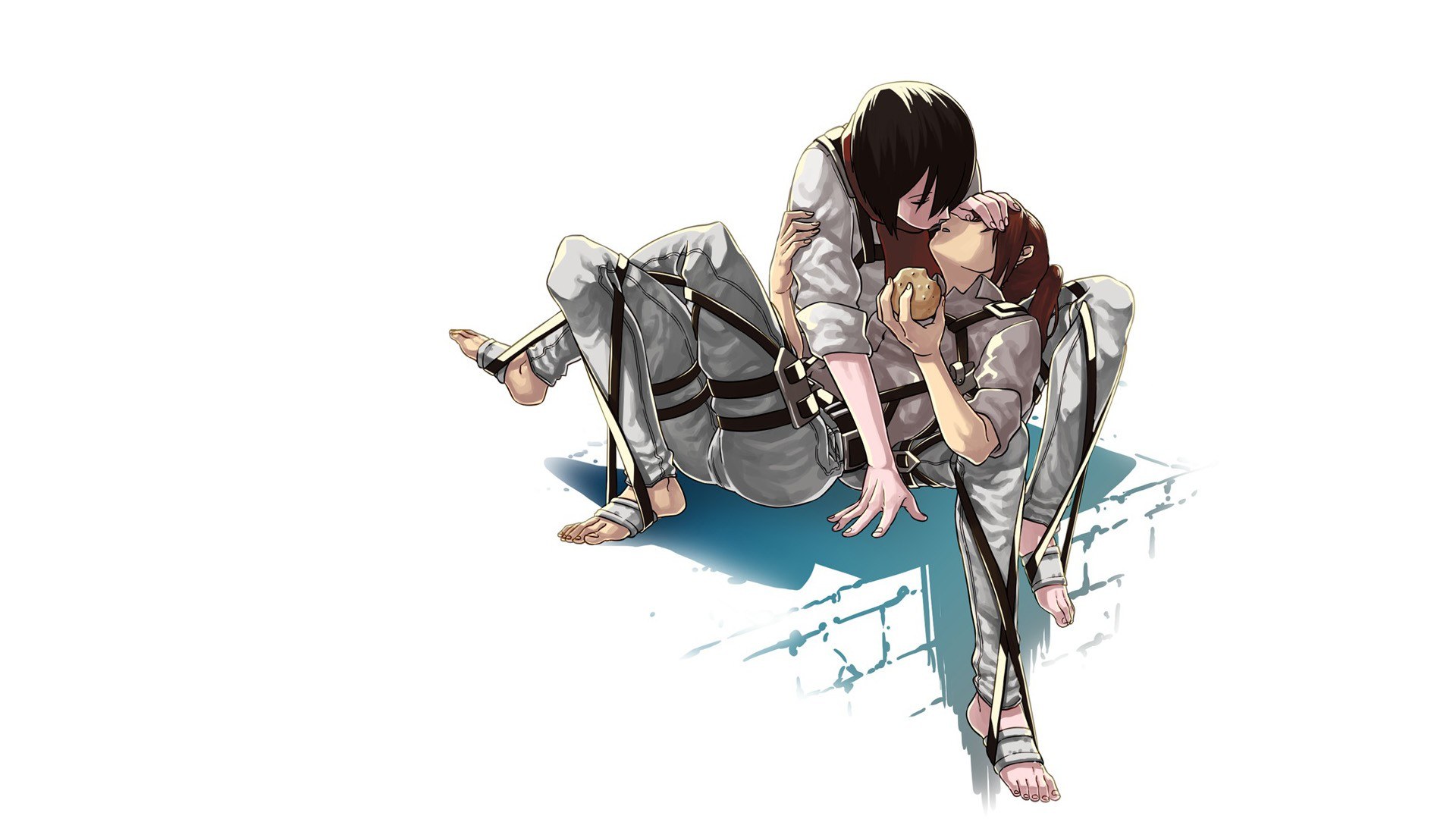 two characters in uniform