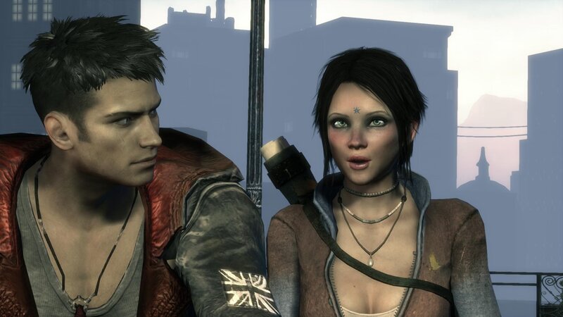 Two Characters in Urban Setting